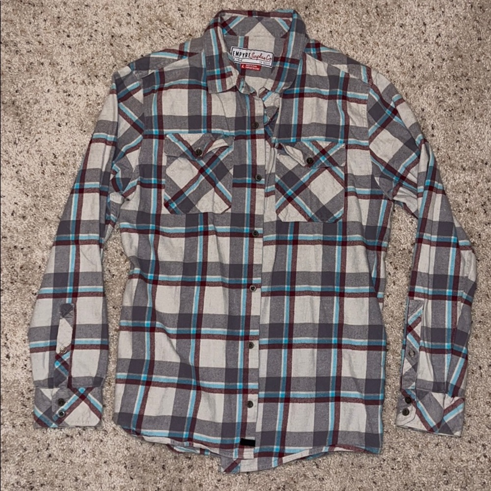 Donated Empyre Plaid Button Down Flannel MENS